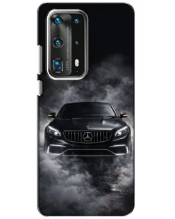 Чехол для Huawei P40 с картинкой «Mercedes в дыму» Чехол для Huawei P40 с картинкой «Mercedes в дыму»