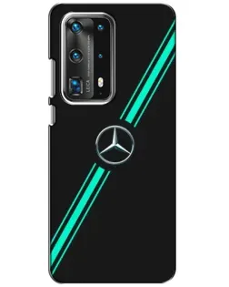 Чехол для Huawei P40 с картинкой «Спортивные линии Mercedes» Чехол для Huawei P40 с картинкой «Спортивные линии Mercedes»