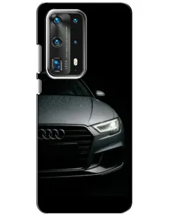 Чохол для Huawei P40 з картинкою «Audi — деталізація кузова»