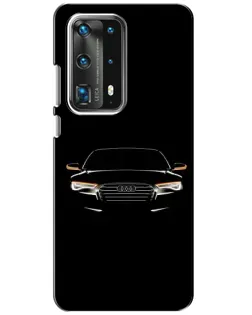 Чохол для Huawei P40 з картинкою «Audi — нічний контур»