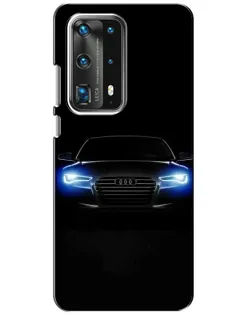 Чохол для Huawei P40 з картинкою «Audi в неоні»