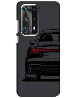 Чохол для Huawei P40 з картинкою «Задня частина Audi — арт»