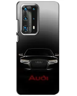 Чохол для Huawei P40 з картинкою «Audi — градієнтний контур»