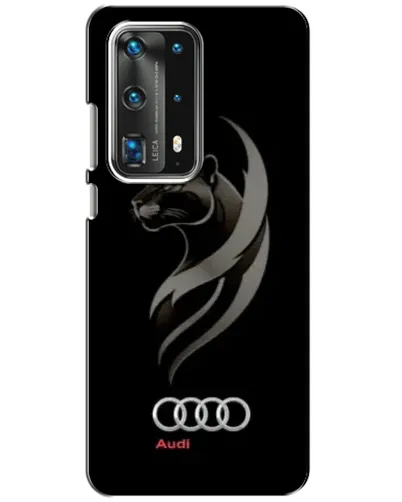 Чехол для Huawei P40 с картинкой «Графика — пантера и Audi» Чехол для Huawei P40 с картинкой «Графика — пантера и Audi»
