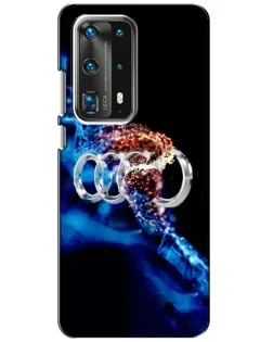 Чохол для Huawei P40 з картинкою «Енергія лого Audi»