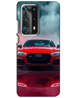 Чохол для Huawei P40 з картинкою «Audi RS — червоний стиль»