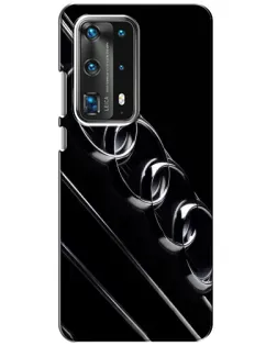 Чохол для Huawei P40 з картинкою «Audi — абстрактні кільця»