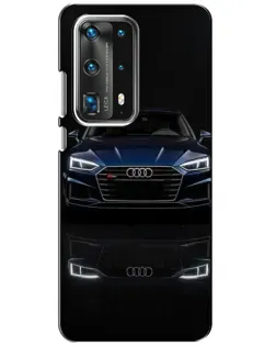 Чохол для Huawei P40 з картинкою «Audi — нічне відображення»