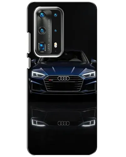 Чехол для Huawei P40 с картинкой «Audi — ночное отражение» Чехол для Huawei P40 с картинкой «Audi — ночное отражение»
