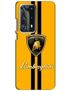 Чохол для Huawei P40 з картинкою «Lamborghini Stripe жовтий»