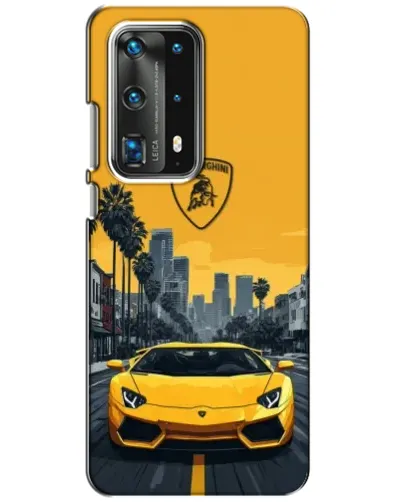 Чохол для Huawei P40 з картинкою «Жовтий Lamborghini місто» Чохол для Huawei P40 з картинкою «Жовтий Lamborghini місто»