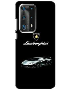 Чохол для Huawei P40 з картинкою «Логотип Lamborghini класика»