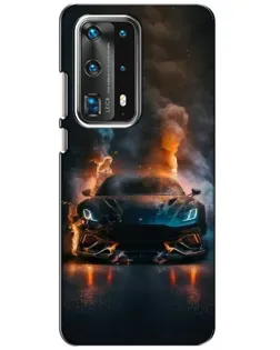 Чохол для Huawei P40 з картинкою «Lamborghini димна естетика»