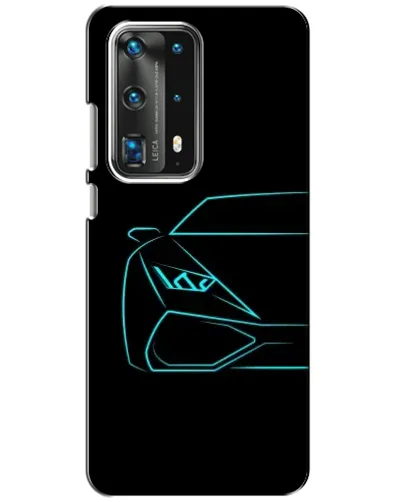 Чохол для Huawei P40 з картинкою «Блакитний силует Lamborghini» Чохол для Huawei P40 з картинкою «Блакитний силует Lamborghini»