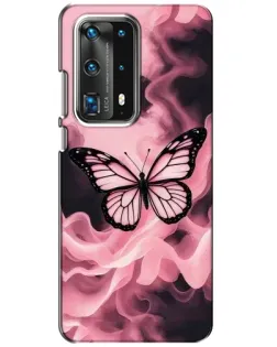 Чохол для Huawei P40 з картинкою «Метелик у диму»