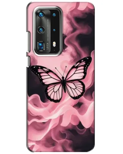 Чохол для Huawei P40 з картинкою «Метелик у диму»