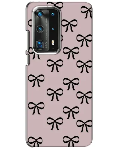 Чохол для Huawei P40 з картинкою «Чорні бантики»