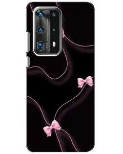 Чехол для Huawei P40 с картинкой «Розовые ленты» Чехол для Huawei P40 с картинкой «Розовые ленты»