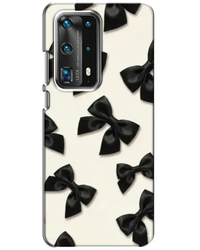 Чохол для Huawei P40 з картинкою «Чорні бантики»