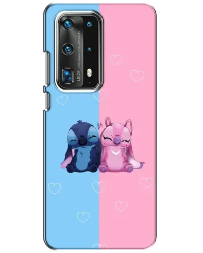 Чохол для Huawei P40 з картинкою «Stitch та Angel Love»