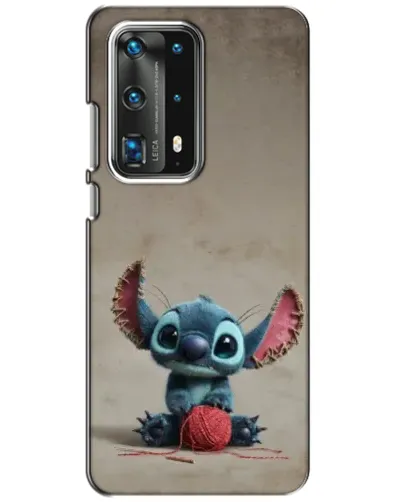 Чохол для Huawei P40 з картинкою «Стіч на чоричневому фоні»