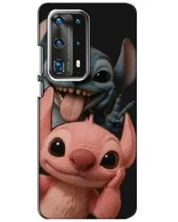 Чохол для Huawei P40 з картинкою «Стіч та Ангел»
