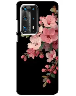 Чохол для Huawei P40 з картинкою «Рожева гілка сакури»