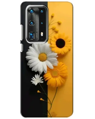 Чохол для Huawei P40 з картинкою «Соняшник та ромашка»