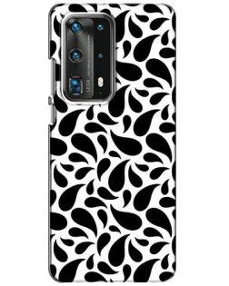Чохол для Huawei P40 з картинкою «Контрастні чорні краплі»