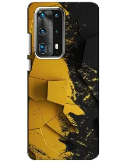 Чохол для Huawei P40 з картинкою «Золоті уламки геометрії»