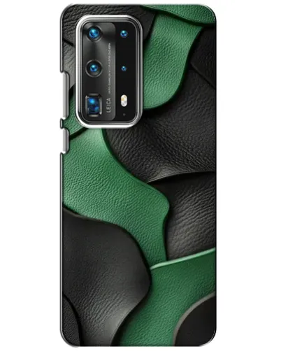 Чохол для Huawei P40 з картинкою «Зелені шкіряні хвилі» Чохол для Huawei P40 з картинкою «Зелені шкіряні хвилі»