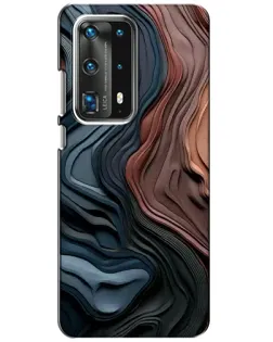 Чохол для Huawei P40 з картинкою «Кольорові хвилі каньйону»