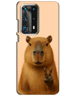 Чохол для Huawei P40 з картинкою «Капібара вікторія»