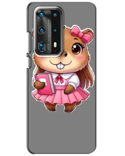 Чохол для Huawei P40 з картинкою «Дівчинка капібара»