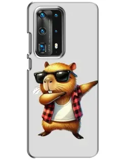 Чохол для Huawei P40 з картинкою «Капібара репер даб»