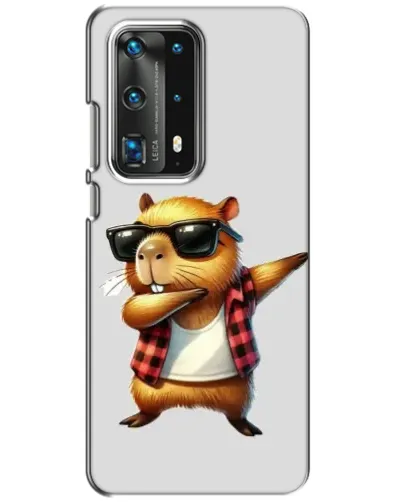 Чохол для Huawei P40 з картинкою «Капібара репер даб»