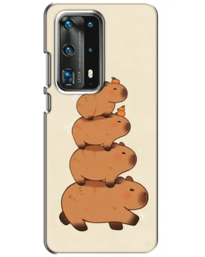 Чохол для Huawei P40 з картинкою «Вежа з капібар»