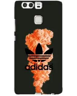 Чохол для Huawei P9 з картинкою «Помаранчевий дим Adidas»
