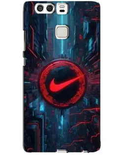 Чохол для Huawei P9 з картинкою «Техногенний стиль Nike»