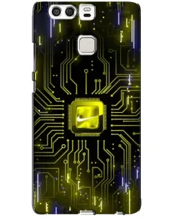 Чохол для Huawei P9 з картинкою «Nike — золота іскра»