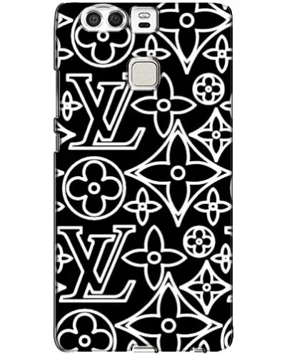 Чехол для Huawei P9 с картинкой «Черно-белый узор LV» Чехол для Huawei P9 с картинкой «Черно-белый узор LV»