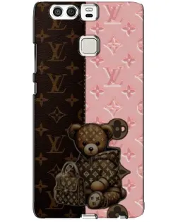 Чехол для Huawei P9 с картинкой «Мишка в стиле LV»