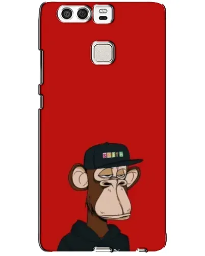 Чохол для Huawei P9 з картинкою «Bored Ape — червоний фон» Чохол для Huawei P9 з картинкою «Bored Ape — червоний фон»