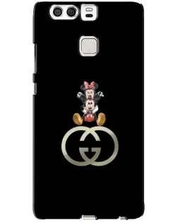 Чохол для Huawei P9 з картинкою «Мінні Маус на лого»