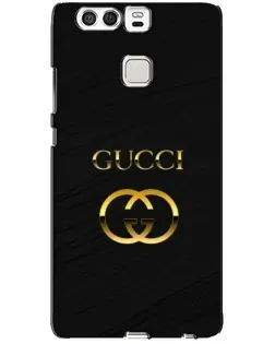 Чохол для Huawei P9 з картинкою «Золотий логотип Gucci»