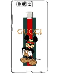 Чохол для Huawei P9 з картинкою «Міккі Маус Gucci — смуги»