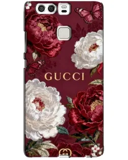 Чохол для Huawei P9 з картинкою «Gucci — бордові троянди»