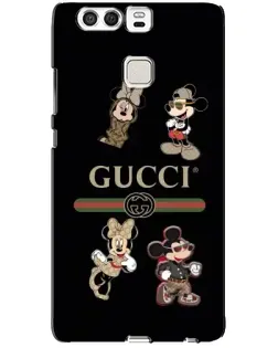 Чохол для Huawei P9 з картинкою «Gucci — герої Disney та монограма»