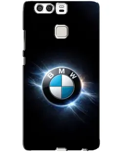 Чохол для Huawei P9 з картинкою «BMW — неонове сяйво»