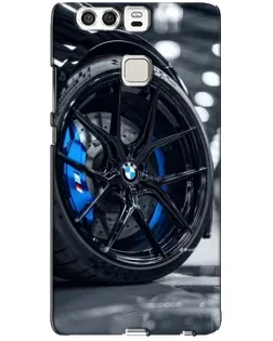 Чохол для Huawei P9 з картинкою «Колесо BMW зблизька»
